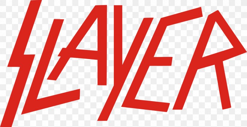 Slayer T-shirt Thrash Metal Logo Heavy Metal, PNG, 1200x618px, Slayer, Anthrax, Area, Brand, Decal Download Free