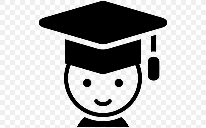 Graduated, PNG, 512x512px, Graduation Ceremony, Artwork, Black And White, Computer, Face Download Free