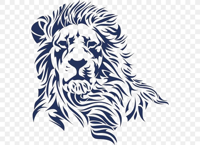 Lion's Head Logo Clip Art, PNG, 564x595px, Lionhead Rabbit, Art, Big Cats, Black And White, Carnivoran Download Free