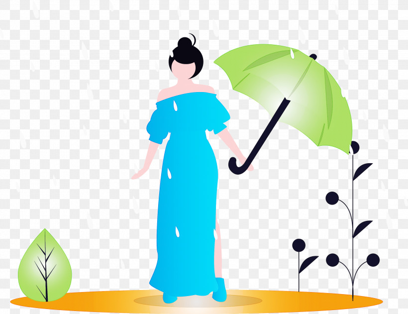 Raining Spring Woman, PNG, 3000x2309px, Raining, Spring, Umbrella, Woman Download Free