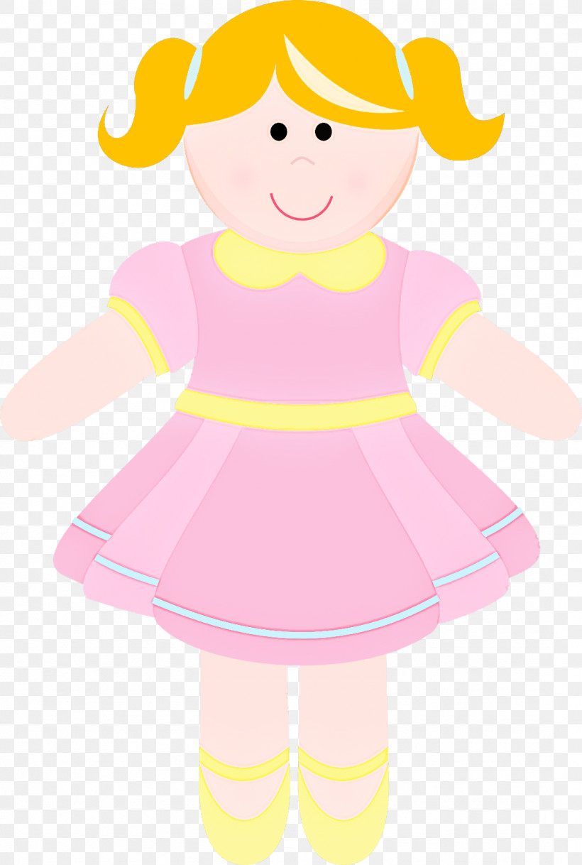 Cartoon Pink Yellow Child Baby & Toddler Clothing, PNG, 1077x1600px, Cartoon, Baby Toddler Clothing, Child, Costume, Pink Download Free