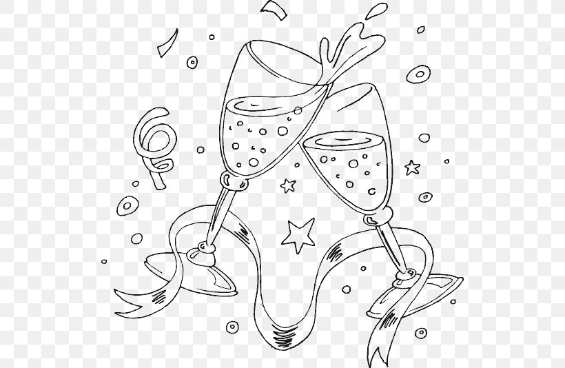 Champagne Coloring Book Wine Drawing Adult, PNG, 526x534px, Champagne, Adult, Area, Art, Artwork Download Free