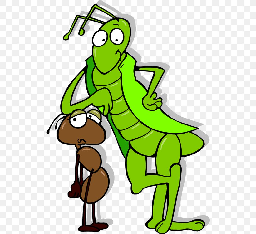 The Ant And The Grasshopper Clip Art, PNG, 524x750px, Ant And The Grasshopper, Aesop, Ant, Area, Art Download Free