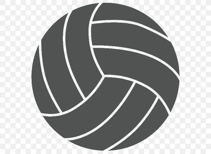 Volleyball Team Sport Clip Art, PNG, 600x600px, Volleyball, Automotive Tire, Ball, Beach Volleyball, Black And White Download Free