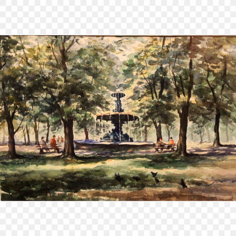 Bayou Painting Landscape Tree Land Lot, PNG, 1024x1024px, Bayou, Land Lot, Landscape, Outdoor Structure, Painting Download Free