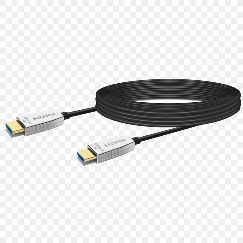 Optical Fiber Cable HDMI Electrical Cable Ultra-high-definition Television, PNG, 1001x1001px, 4k Resolution, Optical Fiber Cable, Bandwidth, Cable, Coaxial Cable Download Free