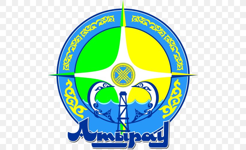 Atyrau Regions Of Kazakhstan Coat Of Arms Astana Ural River, PNG, 500x500px, Atyrau, Area, Astana, Atyrau Region, Brand Download Free
