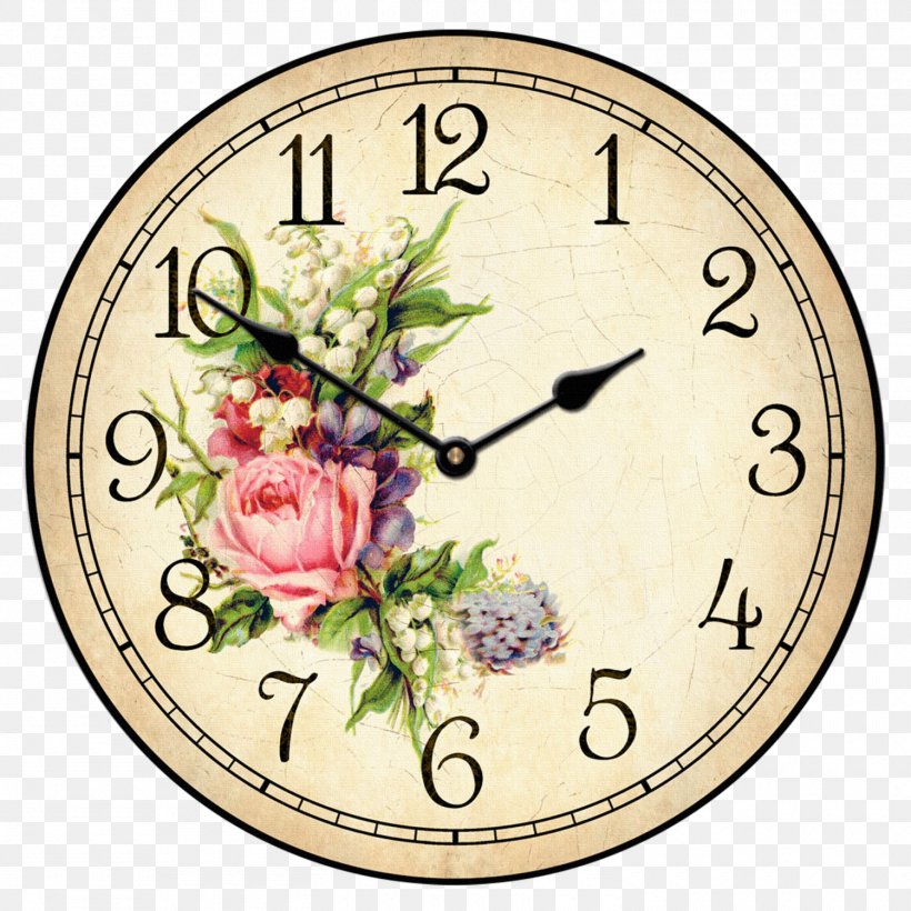 Floral Clock Flower Table Wall, PNG, 1500x1500px, Clock, Alarm Clocks, American Clock Company Inc, Clock Face, Cuckoo Clock Download Free
