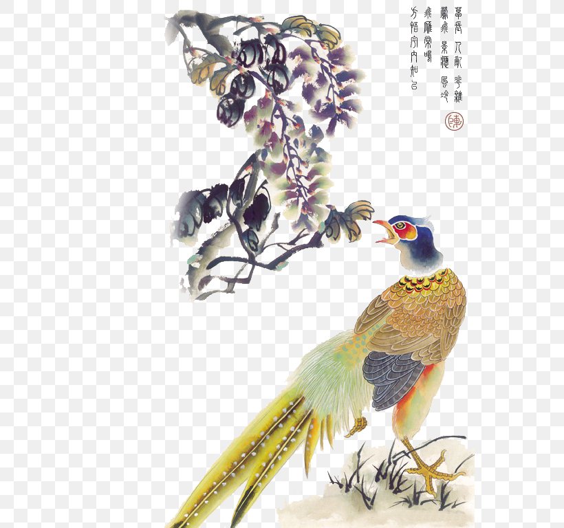 La Pintura China Painting Wallpaper, PNG, 561x768px, La Pintura China, Art, Beak, Bird, Chart Download Free