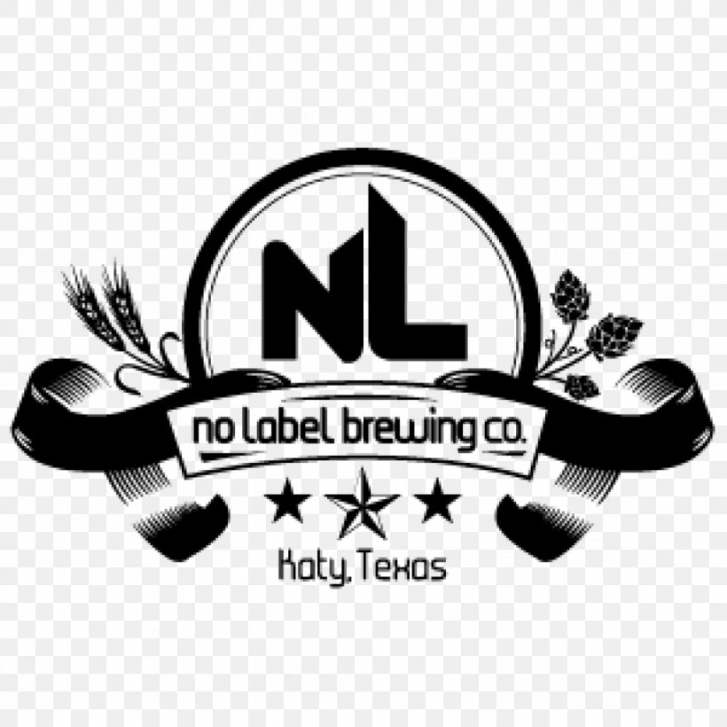 No Label Brewing Co. Beer Brewing Grains & Malts Brewery Alcoholic Drink, PNG, 1024x1024px, Beer, Alcoholic Drink, Ale, Beer Brewing Grains Malts, Black And White Download Free