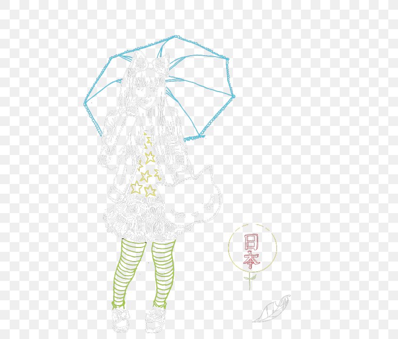 Outerwear Illustration Headgear Costume Line, PNG, 502x700px, Watercolor, Cartoon, Flower, Frame, Heart Download Free