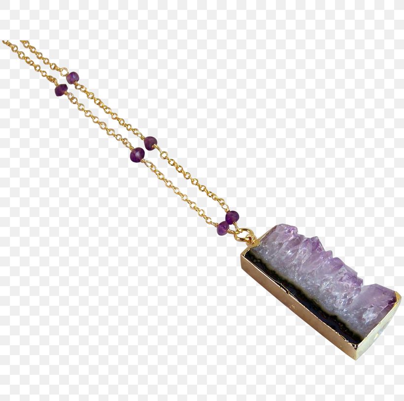Amethyst Necklace Purple Charms & Pendants Jewellery, PNG, 813x813px, Amethyst, Body Jewellery, Body Jewelry, Chain, Charms Pendants Download Free