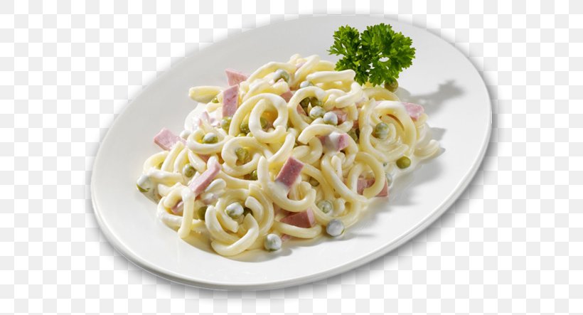 Carbonara Pasta Salad Taglierini Delicatessen, PNG, 600x443px, Carbonara, American Food, Bigoli, Bucatini, Capellini Download Free