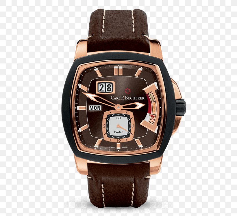 Carl F. Bucherer Watch Lucerne Movement Jewellery, PNG, 500x749px, Carl F Bucherer, Brand, Brown, Bucherer Group, Chronometer Watch Download Free