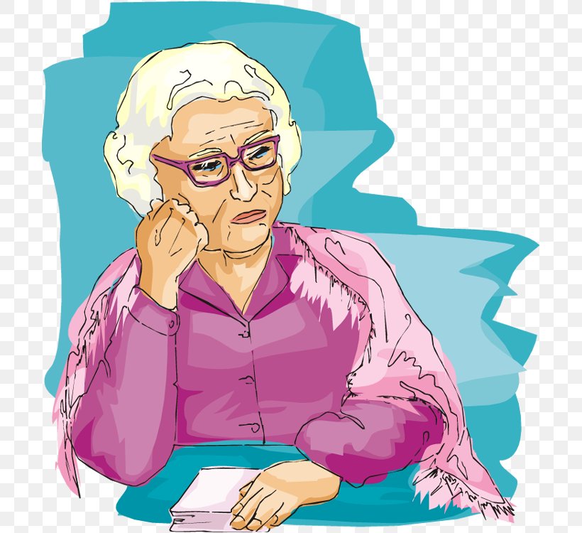 Old Age Woman Clip Art, PNG, 702x750px, Watercolor, Cartoon, Flower, Frame, Heart Download Free