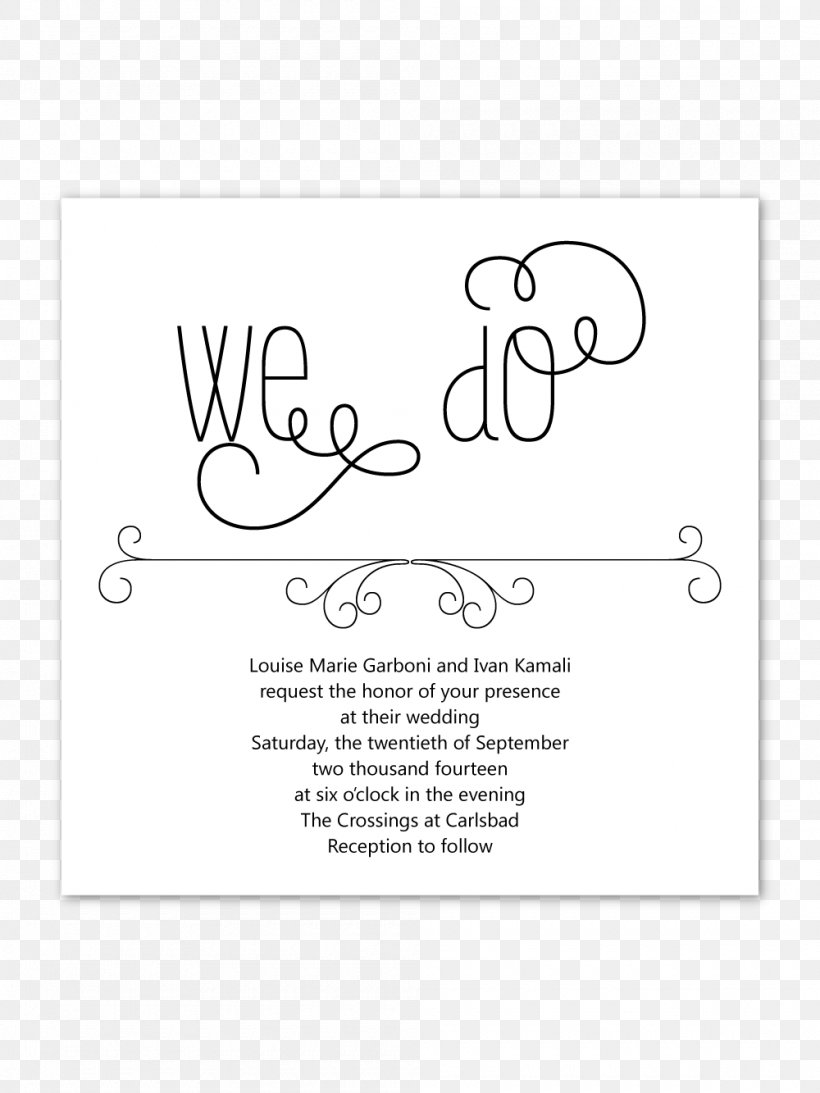 Wedding Invitation Paper RSVP White Wedding, PNG, 1000x1333px, Wedding Invitation, Area, Black, Convite, Diagram Download Free