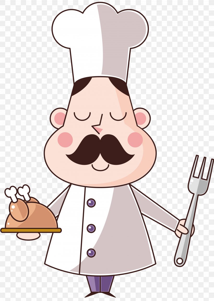 Chef Cook Cartoon, PNG, 3723x5231px, Watercolor, Cartoon, Flower, Frame, Heart Download Free
