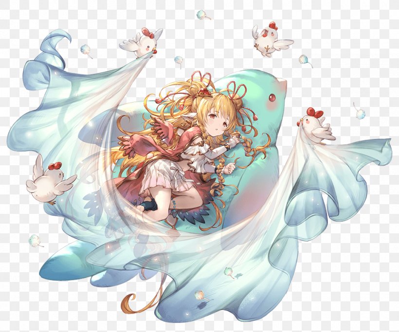Granblue Fantasy Character Cygames ヨゾラのシズク, PNG, 960x800px, Watercolor, Cartoon, Flower, Frame, Heart Download Free