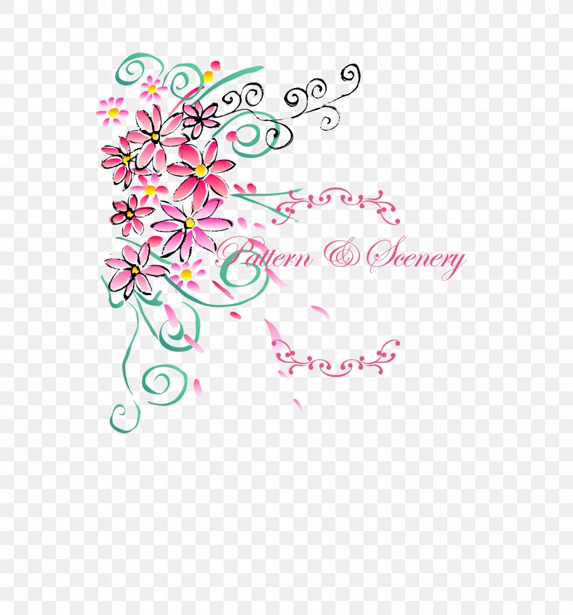 Graphic Design Adobe Illustrator Illustration, PNG, 2292x2460px, Flower, Flora, Floral Design, Heart, Logo Download Free