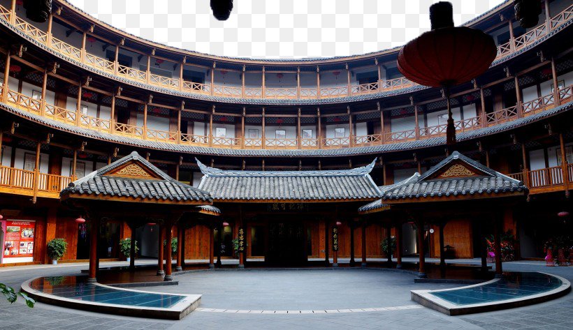 Luodai Town Fujian Tulou Chengdu Shu Hakka People, PNG, 820x473px, Fujian Tulou, Baidu, Building, Chengdu, China Download Free