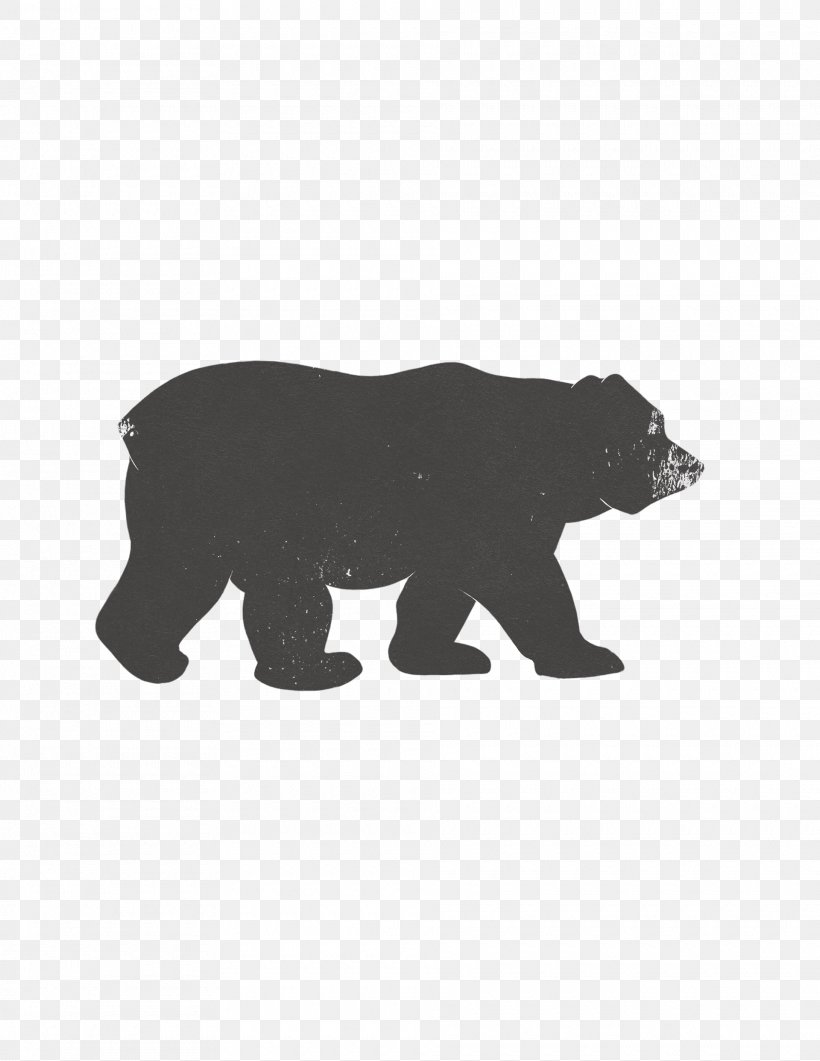 Bear Poster Design Silhouette Terrestrial Animal, PNG, 1920x2485px, Bear, Animal Figure, Black, Carnivoran, Mammal Download Free