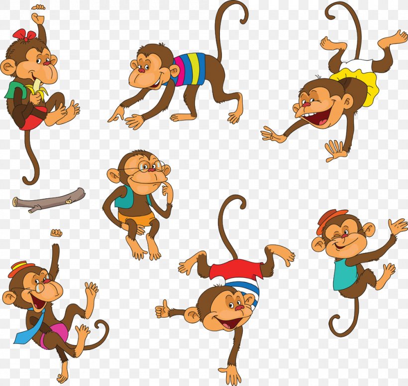 Monkey Cartoon Download, PNG, 1000x946px, Monkey, Animal Figure, Artwork, Cartoon, Cuteness Download Free