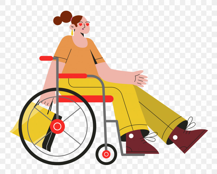 Sitting On Wheelchair Wheelchair Sitting, PNG, 2500x2009px, Wheelchair, Cartoon, Sitting Download Free