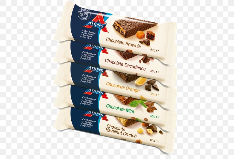 Atkins Diet Chocolate Bar Dieting Low-carbohydrate Diet, PNG, 555x555px, Atkins Diet, Caramel, Carbohydrate, Chocolate, Chocolate Bar Download Free