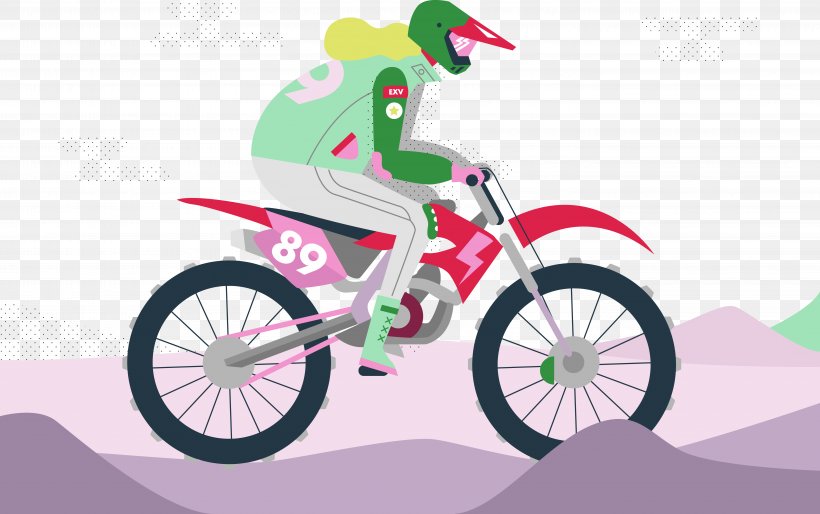 Desert Euclidean Vector Bicycle, PNG, 5833x3658px, Desert, Bicycle, Bicycle Accessory, Bmx Bike, Cartoon Download Free