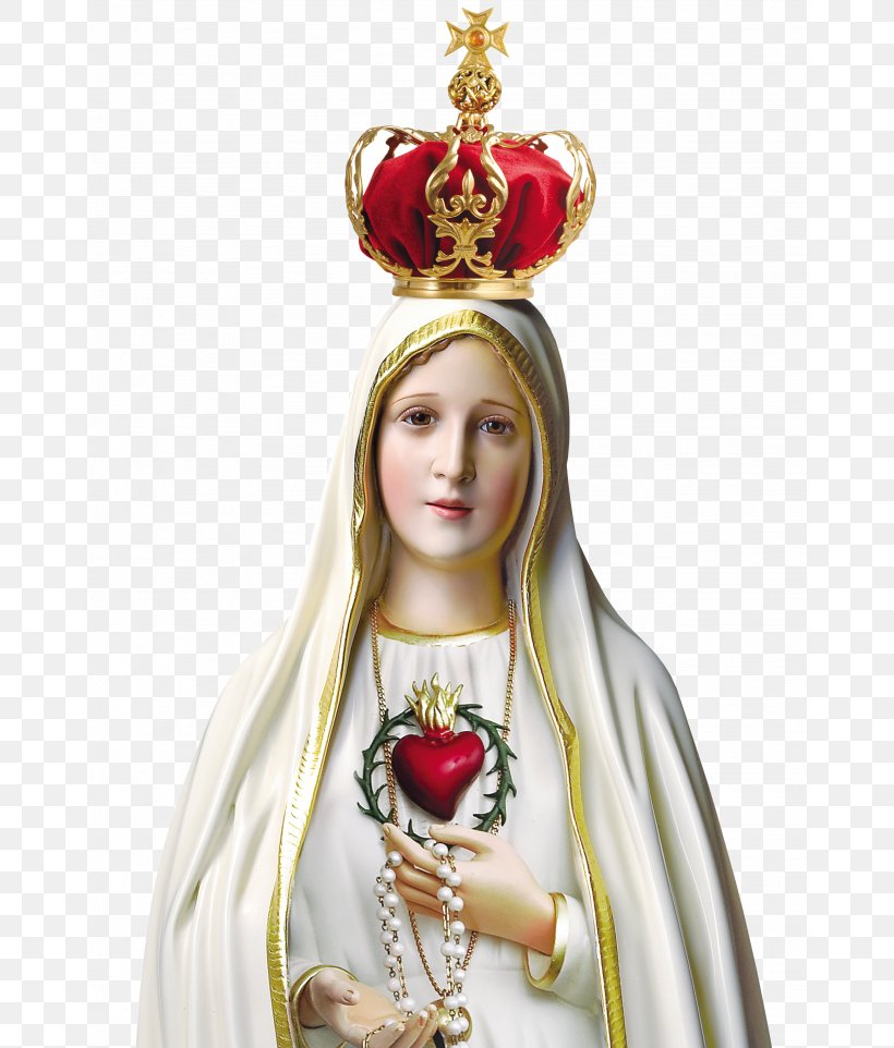 Immaculate Heart Of Mary Our Lady Of Fátima Apparitions Of Our Lady Of Fatima, PNG, 750x962px, Mary, Apparitions Of Our Lady Of Fatima, Christmas Ornament, Crown, Eucharist Download Free