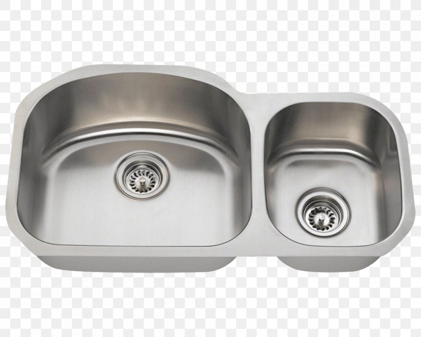 Kitchen Sink Stainless Steel Bowl, PNG, 1000x800px, Sink, Bathroom Sink, Bowl, Bowl Sink, Brushed Metal Download Free