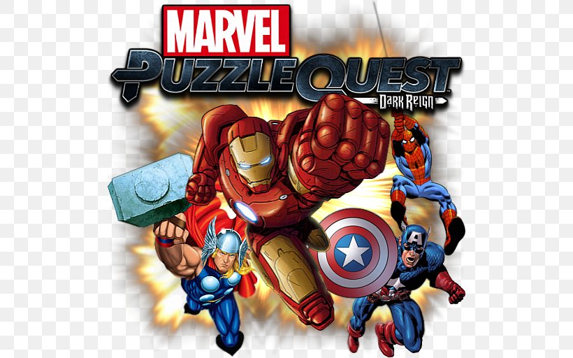 Marvel Puzzle Quest Dark Reign Superhero Thanos Iron Man, PNG, 512x512px, Marvel Puzzle Quest, Action Figure, Action Toy Figures, Black Order, Comics Download Free