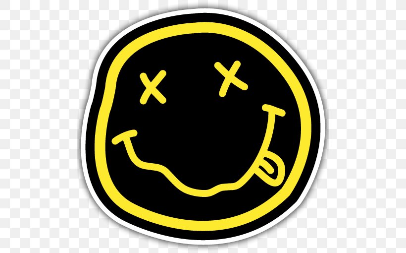 Nirvana Smiley Desktop Wallpaper Logo Grunge, PNG, 510x510px, Watercolor, Cartoon, Flower, Frame, Heart Download Free