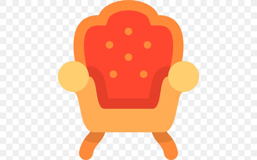 Chair Sitting Clip Art, PNG, 512x512px, Chair, Furniture, Orange, Sitting, Table Download Free