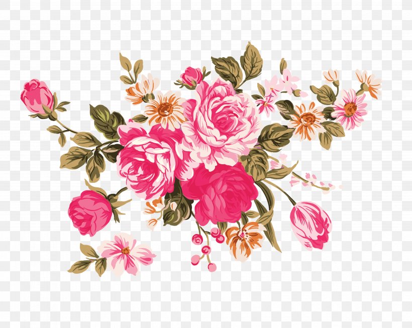 Flower Garden Roses Clip Art, PNG, 3658x2914px, Flower, Blossom, Branch, Cherry Blossom, Cut Flowers Download Free