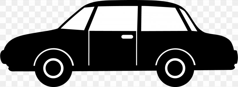 Car Drawing Clip Art, PNG, 7162x2636px, Car, Automotive Design, Black And White, Brand, Compact Car Download Free