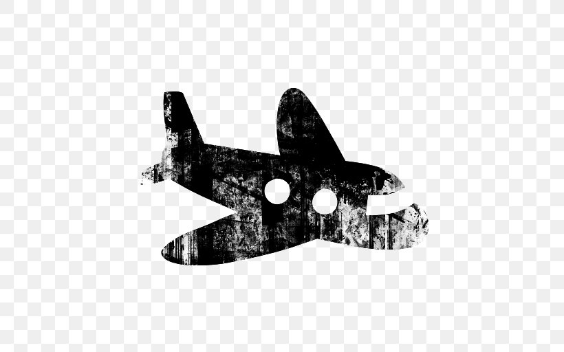 Airplane Navy Blue Clip Art, PNG, 512x512px, Airplane, Aircraft, Black, Black And White, Blue Download Free