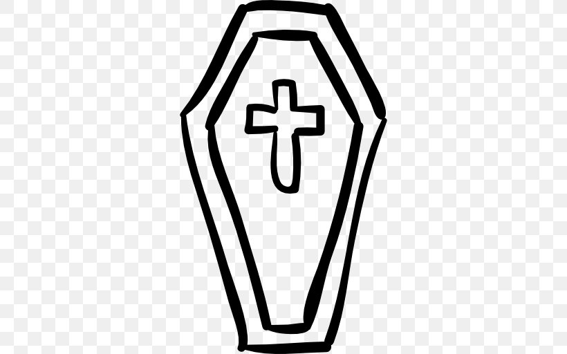 Coffin Cross, PNG, 512x512px, Coffin, Area, Black And White, Brand, Cross Download Free