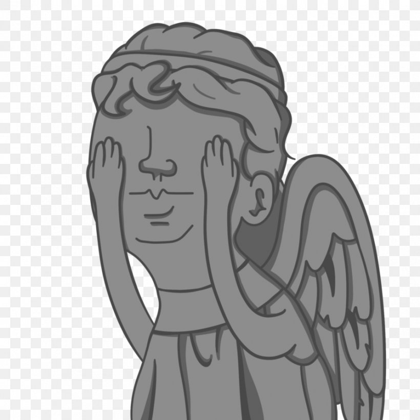 DeviantArt Weeping Angel Human Behavior, PNG, 894x894px, Watercolor, Cartoon, Flower, Frame, Heart Download Free