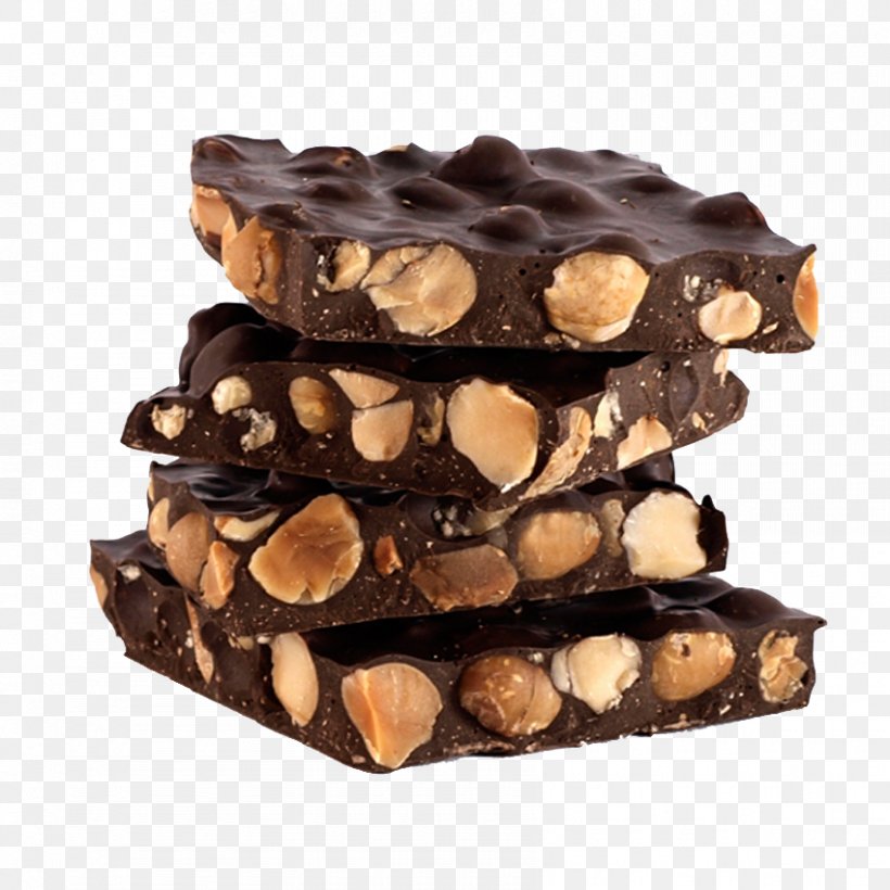 Fudge Praline Turrón Chocolate Bar Chocolate Brownie, PNG, 850x850px, Fudge, Chocolate, Chocolate Bar, Chocolate Brownie, Chocolate Coated Peanut Download Free