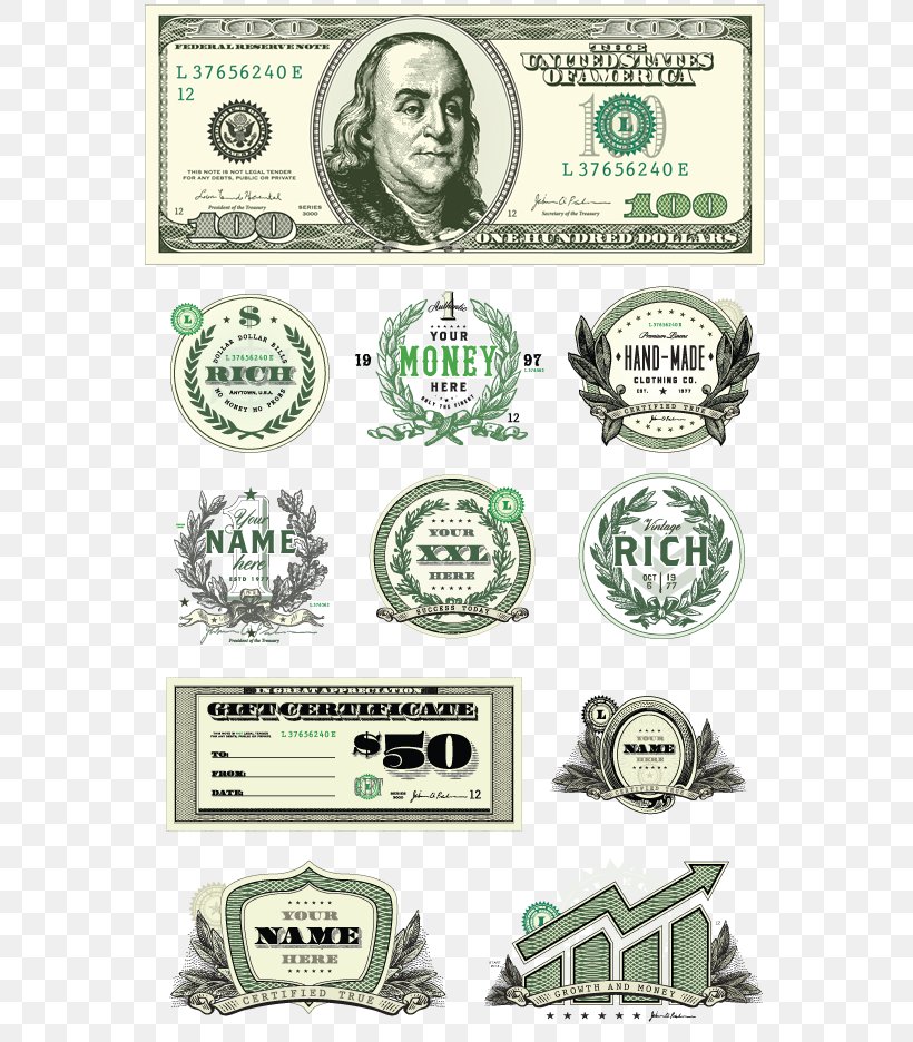 Vector Graphics Image United States Dollar Money, PNG, 600x936px, United States Dollar, Banknote, Brand, Cash, Currency Download Free