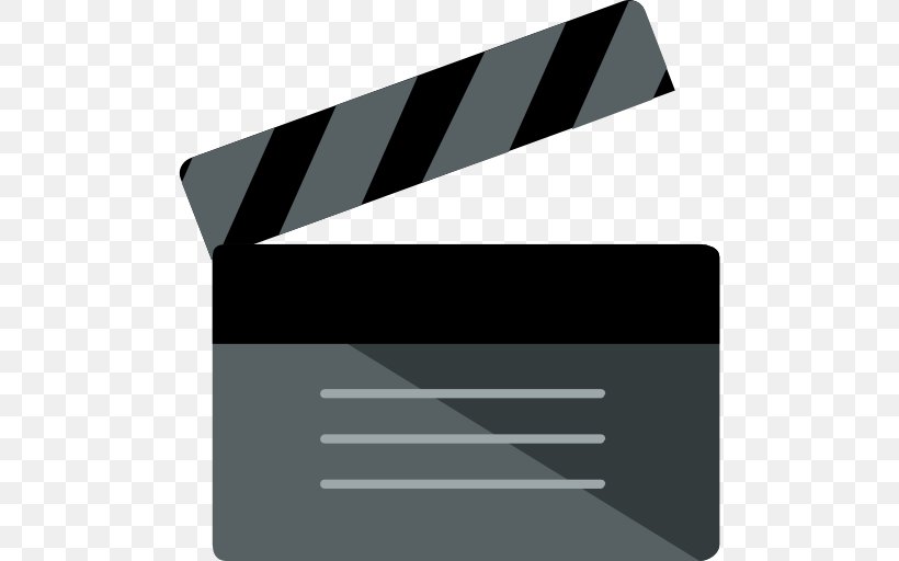 Clapperboard Film, PNG, 512x512px, Clapperboard, Black, Black And White, Brand, Cinema Download Free