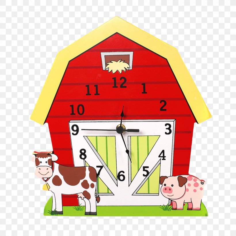 Clock Farm Nursery Wall Decal Child, PNG, 1500x1500px, Clock, Area, Art, Barn, Bed Download Free