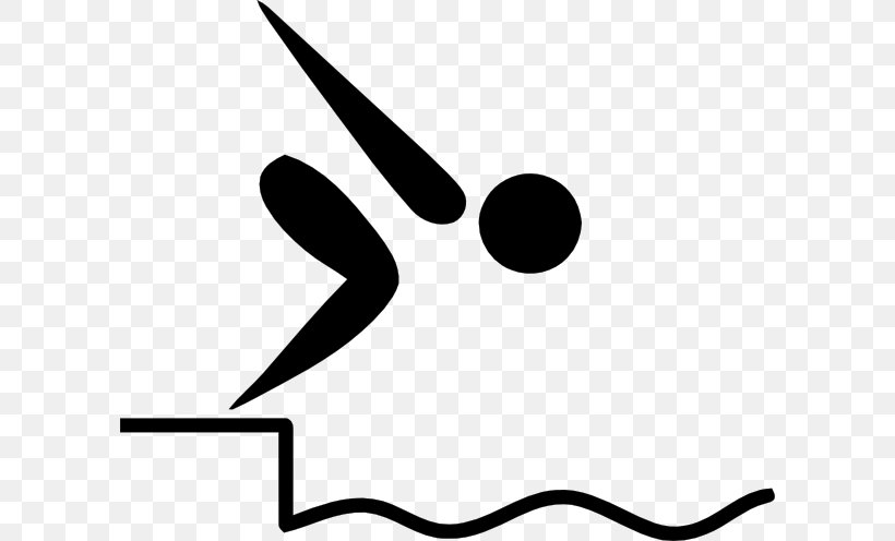 Summer Olympic Games Pictogram Swimming Clip Art, PNG, 600x496px, Summer Olympic Games, Black And White, Brand, Logo, Olympic Games Download Free