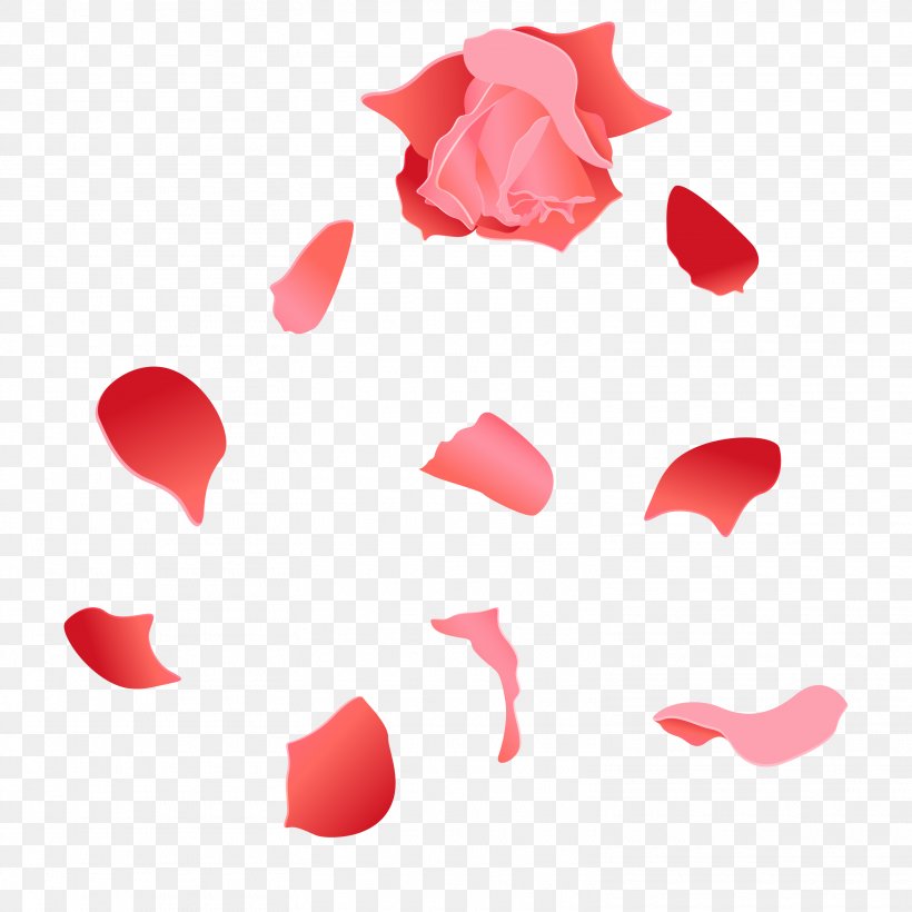 Beach Rose Petal Euclidean Vector, PNG, 3125x3125px, Beach Rose, Element, Flower, Garden Roses, Heart Download Free