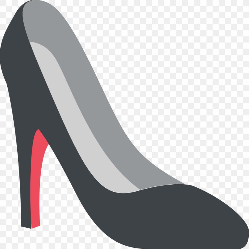 Emoji High-heeled Footwear Shoe Emoticon, PNG, 1024x1024px, Watercolor, Cartoon, Flower, Frame, Heart Download Free