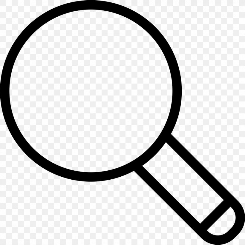 Magnifying Glass Clip Art, PNG, 980x982px, Magnifying Glass, Area, Black, Black And White, Glass Download Free