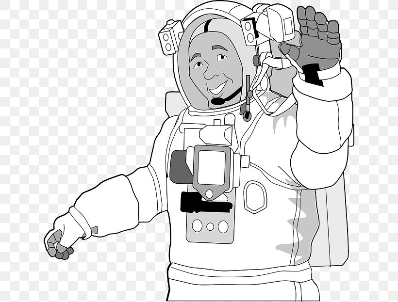 Clip Art Astronaut Image, PNG, 640x623px, Astronaut, Area, Arm, Artwork, Black Download Free