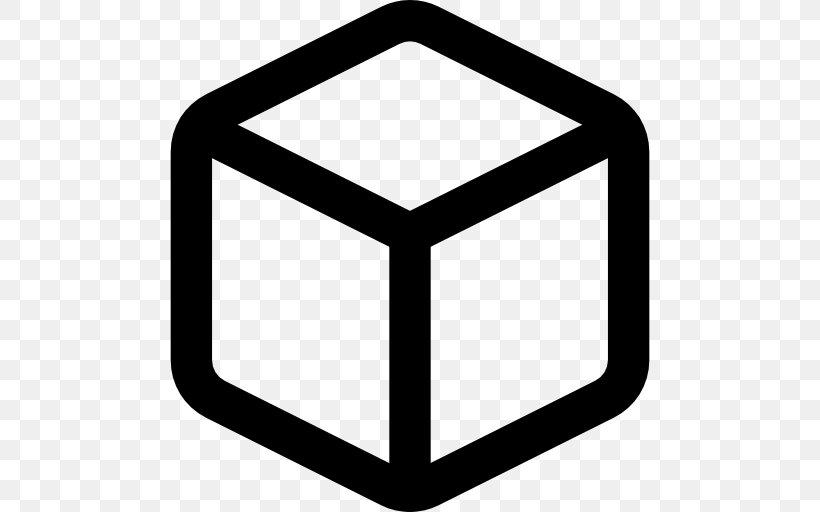Cube, PNG, 512x512px, Cube, Area, Black And White, Geometry, Icon Design Download Free