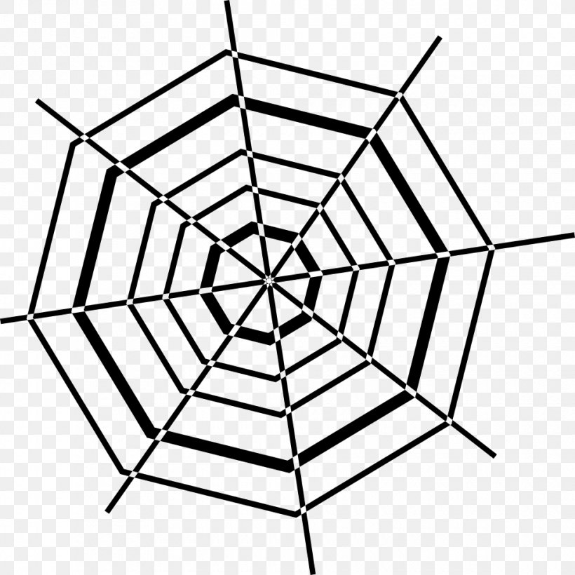 Spider-Man Spider Web Vector Graphics Stencil, PNG, 980x980px, Spider, Area, Black And White, Carving, Drawing Download Free